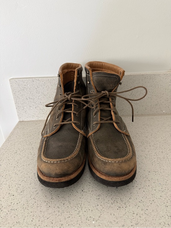 Timberland Dark Brown Suede Lace-Up Moc Toe Boots main image 4